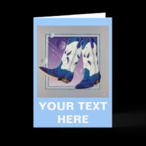 Greeting Card, Note Card - Electric Slide Cowboy B cards