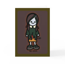 greeting card of grief.