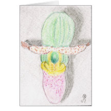 Greeting Card - Paphiopedilum