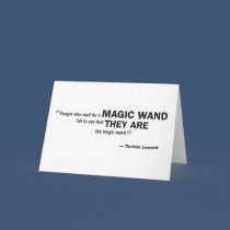 Greeting card - 'People who wait for a...' cards