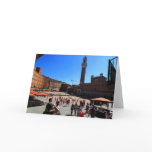 Greeting Card: Piazza Del Campo, Siena, Italy