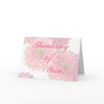 Greeting Card-Pink Zinnia by ByTheBecks Greeting Card-Pink Zinnia