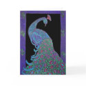 Greeting Card - Proud Peacock by rlwinkelmann Greeting Card - Proud Peacock