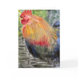 Greeting Card - Rooster/Chicken Art