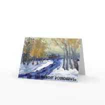 Greeting card: "Snowy Ohio Morning" by Catherine by nhammer Greeting card: "Snowy Ohio Morning" by Catherine