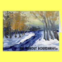Greeting card: "Snowy Ohio Morning" by Catherine cards
