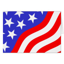 Greeting Card Stars and Stripes 2