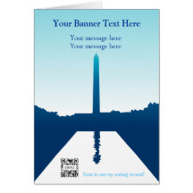 Greeting Card Template USA National Monuments