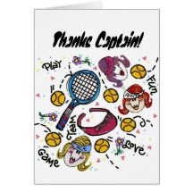 Greeting Card -Tennis Girls