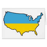 Greeting Card: Ukrainian in USA cards