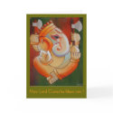 Greeting card with Lord Ganesha by write2chinu Greeting card with Lord Ganesha
