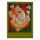 Greeting card with Lord Ganesha
