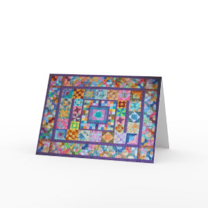 Greeting Card with Photo of Handmade Quilt card