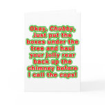 Greeting cards - Bad Chubby Santa