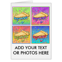 GREETING CARDS - Pop Art Piece of Pie