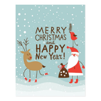 Christmas Greetings Postcards | Zazzle