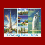 Greeting from  Dubai by Mojisola A Gbadamosi postcards