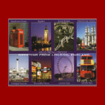 GREETING FROM LONDON, ENGLAND POSTCARD BY MOJISOLA postcards