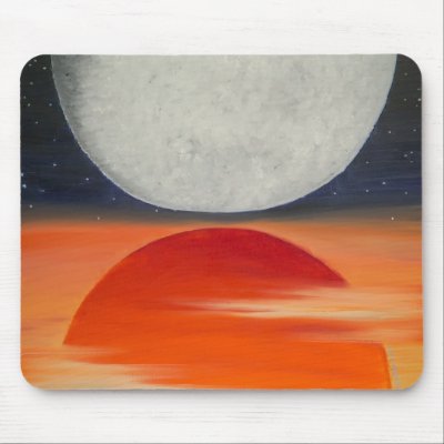 Greeting In The Sky Mousepad by cheynikkita