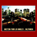GREETING LOS ANGELES,CALIFORNIA MOJI GBADAMOSI postcards