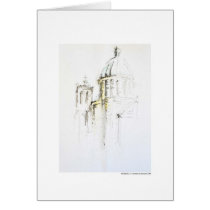 Greeting map design Hanover landscape pencil Cards