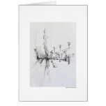 Greeting map design Hanover landscape pencil Cards