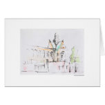Greeting map design Hanover landscape pencil Cards