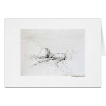 Greeting map design Hanover landscape pencil Cards