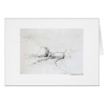 Greeting map design Hanover landscape pencil Cards