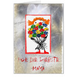 Greeting map for the dearest mother card