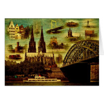 Greeting map Greetingcard Cologne cathedral