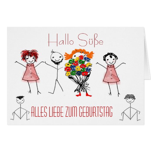 Greeting map to the birthday card