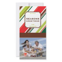 GREETING PHOTO CARD :: season striped P2