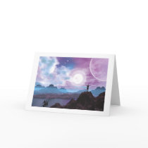 Greeting the Sun cards by New_World_Creations Greeting the Sun cards