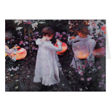 Greetingcard With John Singer Sargent Painting