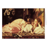 Greetingcard With Lord Frederick Leighton Painting