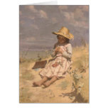 Greetingcard With Paul Peel Painting