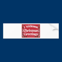 GreetingRectangle bumper stickers