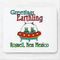 Greetings Earthling mousepads