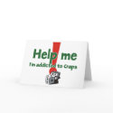 Greetings from a Craps addict cards by crapsguide Greetings from a Craps addict cards