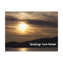 Greetings from Alaska postcard