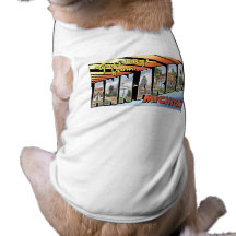 Greetings from Ann Arbor, Michigan! Doggie T Shirt