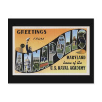Greetings from Annapolis Maryland Post Cards