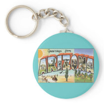 Greetings from Arizona Keychain