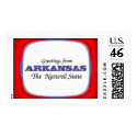 Greetings from Arkansas postage