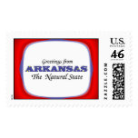 Greetings from Arkansas postage