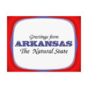 Greetings from Arkansas postcards