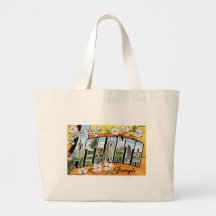 Greetings from Atlanta, GA! Tote Bags