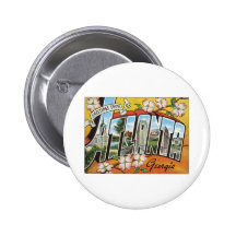 Greetings From Atlanta Pinback Button