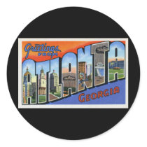 Greetings from Atlanta Sticker